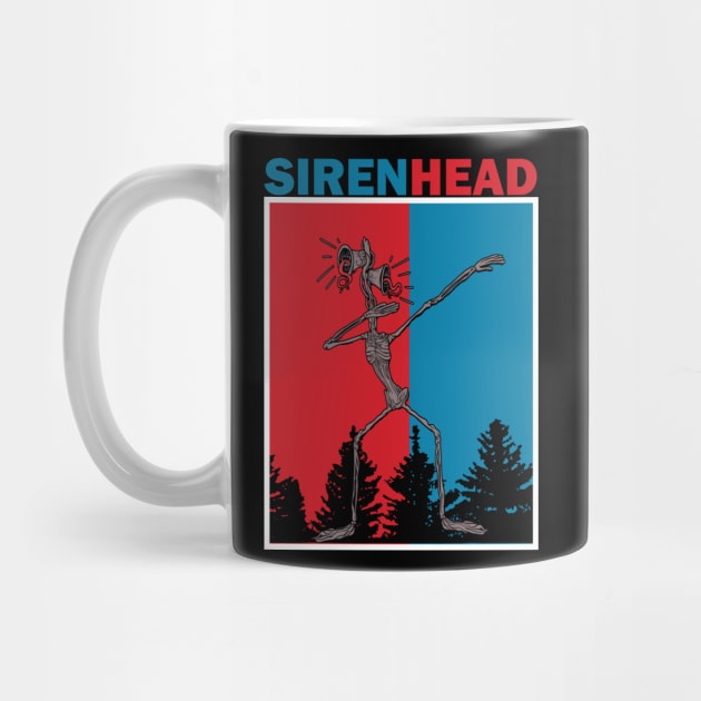 Siren Head Creepy Forest Dabbing by Fomah